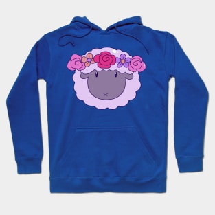 Flower Crown Sheep Face Hoodie